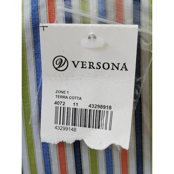 ICE Women's Striped Polyester Round Neck Long Sleeve Knee Length Dress Size 6 - Picture 9 of 12